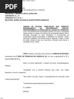 Recuperação Judicial e Prosseguimento Execução Trabalhista