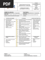 Caracterizacion Gestion Administativo y Financiero