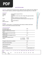 Tehnical Data FTP Cable