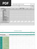 Plantilla de Control de Limpieza