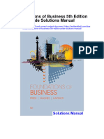 Instant Download Foundations of Business 5th Edition Pride Solutions Manual PDF Scribd