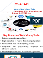 Week-14-15-Data Mining Tools