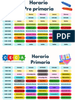 Horario Escolar 2023