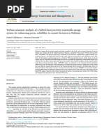 Techno-Economic Analysis of A Hybrid Heat Recovery-Renewable Energy