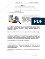 Tema 14 Metodos, Metodologia de La Investigacion Cuantitativa, Cualitativa y Mixta