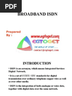 Broadband Isdn: Prepared by