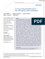 Ecology - 2022 - Rodil - Positive Contribution of Macrofaunal Biodiversity To Secondary Production and Seagrass Carbon