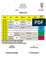 Horario 5°a