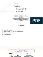 Engine Emission and Control