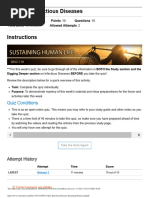 W11 Quiz Infectious Diseases Sustaining Human Life PDF