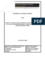 KeNHA. 2710. 2023 - Bid Document Cooling System Tender Document