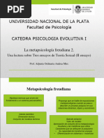 Unidad 3 La Metapsicologia Freudiana 2 - Facultad de Psicologia