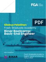 Silabus - Backend Engineering Bootcamp