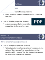 Fundamental Chemical Laws