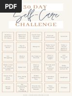 30 Day Self Care Challenge