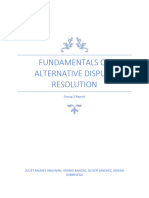 ADR Sec 35 - Group 2 Fundamentals of ADR Report (Angiwan, Bandal Sanchez, Sobrevega)