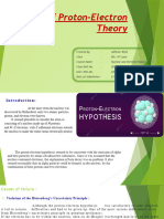 Failure of Electron-Proton Theory