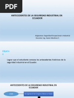 01 Antecedentes, Seguridad Industrial. Marco Legal y Conceptos Básicos, Comites de Seguridad.