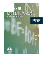 Fundamentos Teóricos e Metodológicos Do Ensino Da Matemática