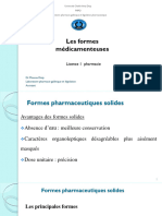 Formes Pharmaceutiques 2019