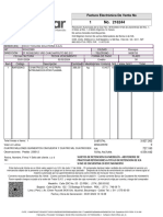 Tratamientos Termicos Sas: Factura Electrónica de Venta No