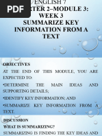 English 7 Quarter 2 Module 3