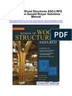 Instant Download Design of Wood Structures Asd LRFD 6th Edition Donald Breyer Solutions Manual PDF Full Chapter