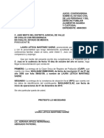 Escritito de Audiencia 10 de Octubre