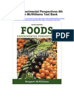 Instant Download Foods Experimental Perspectives 8th Edition Mcwilliams Test Bank PDF Full Chapter