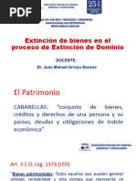 28.09.2023 Extinción de Bienes en El Proceso de Extinción de Dominio - Juan Manuel Arroyo Decena