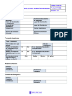 F Ar 007 Formato Hoja de Vida Admisión Posgrado V3.0 (21-11-2023)