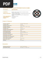 4x20 AWG 600V Overall Shielded Control Cable - 8LFP104109 - V - 2 - R - 18