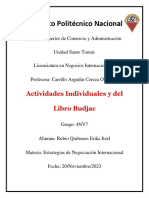 Actividades Individuales y Libro Budjac