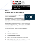 Resumen Completo de Derecho Marítimo - Nata Delegado