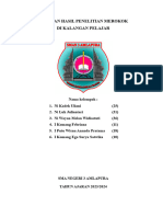 Laporan Hasil Penelitian Merokok