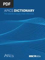 APICS Dictionary 16th