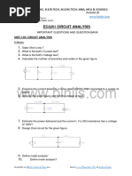 EC3251 Circuit Analysis