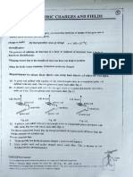 Electric Charges and Field