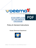 Star Employee of The Month Policy