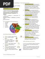 General Biology Lesson 1 REVIEWER