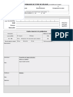 1-Formulaire Titre de Séjour