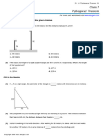 Grade 7 Pythagoras Theorem