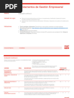 Rúbrica Continua 2 - Fundamentos de Gestión Empresarial