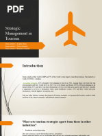 Strategic Management in Tourism