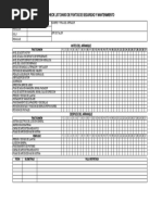 Check List Diario de Puntos de Seguridad y Mantenimiento