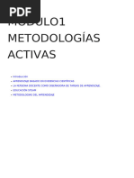 Modulo1 Metodologias Activas