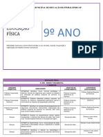 Habilidades Essenciais - Educação Física 9º Ano