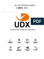 Manual de Operacion UDX-810