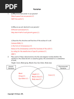 Variation Answers