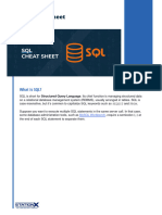 SQL Cheat Sheet